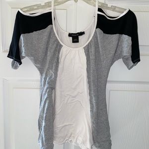 Arden B shirt with open shoulders